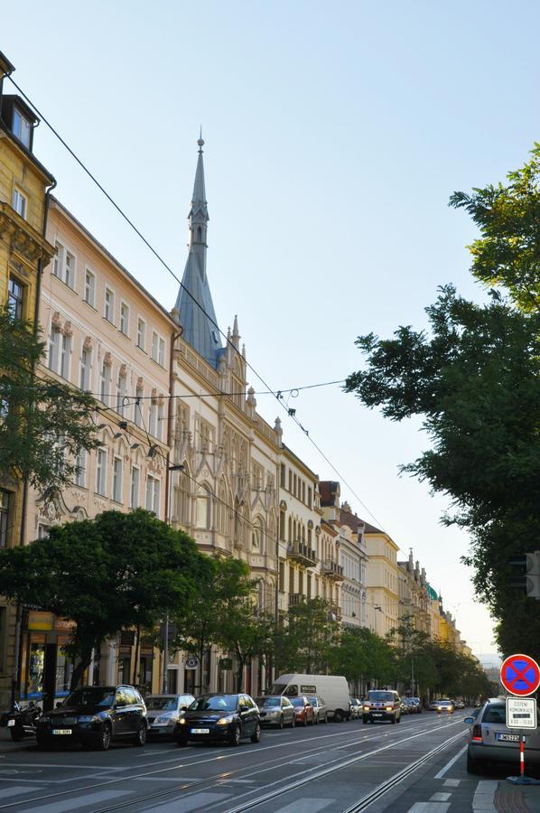 Wonderful Apartment In Vinohrady Prága Kültér fotó